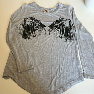 Haute hippie soft long sleeve top sz s